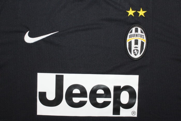 Retro Jersey 2012-2013 Juventus Away Black Soccer Jersey Vintage Football Shirt