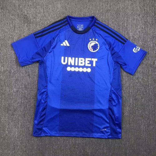 Fan Version 2024-2025 Copenhagen Away Blue Soccer Jersey Football Shirt
