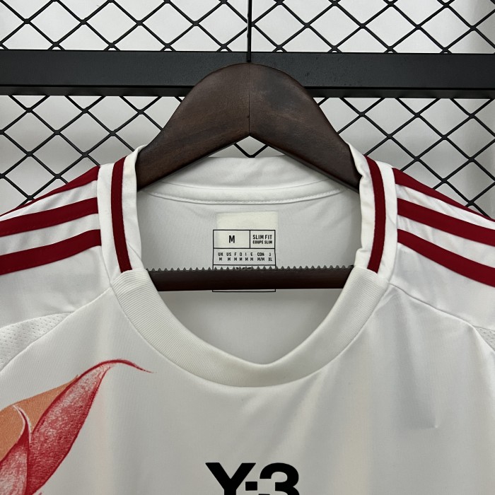 Y-3 Fan Version Japan 2024 White Soccer Jersey Football Shirt