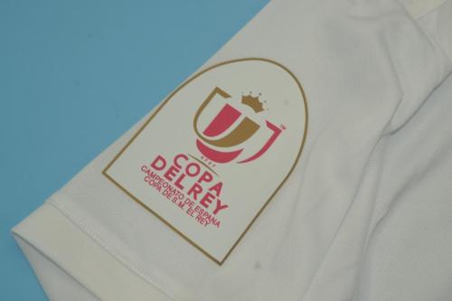 with Front Lettering+Copa Del Rey Patch Patch Retro Jersey 2018-2019 Valencia COPA DEL REY FINAL Home Soccer Jersey Vintage Football Shirt