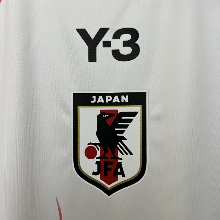 Y-3 Fan Version Japan 2024 White Soccer Jersey Football Shirt