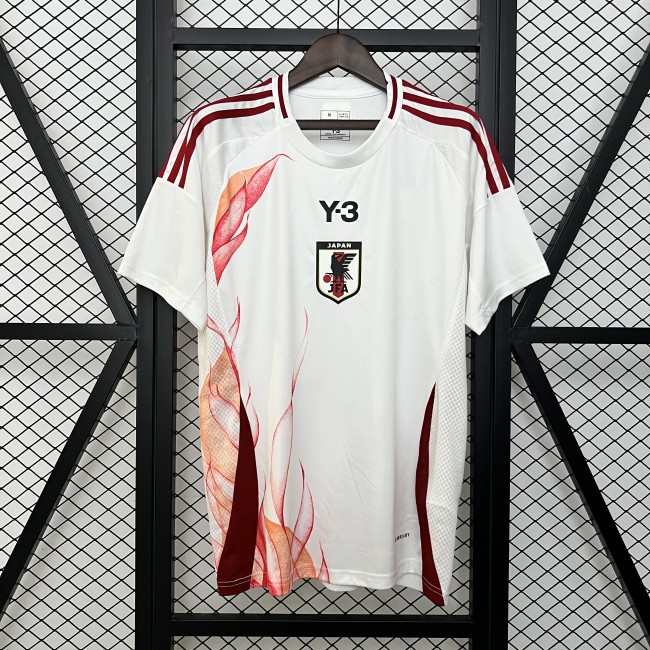 Y-3 Fan Version Japan 2024 White Soccer Jersey Football Shirt