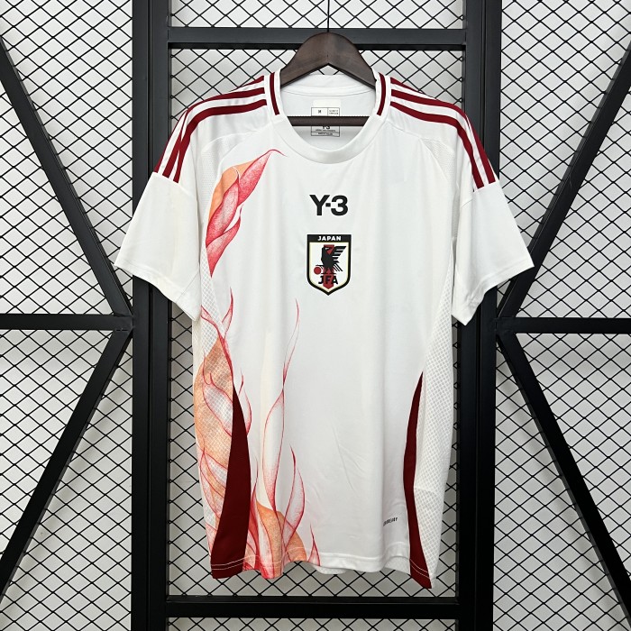 Y-3 Fan Version Japan 2024 White Soccer Jersey Football Shirt