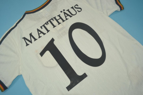 Retro Jersey 1996 Germany MATTHAUS 10 Home Soccer Jersey Vintage Football Shirt