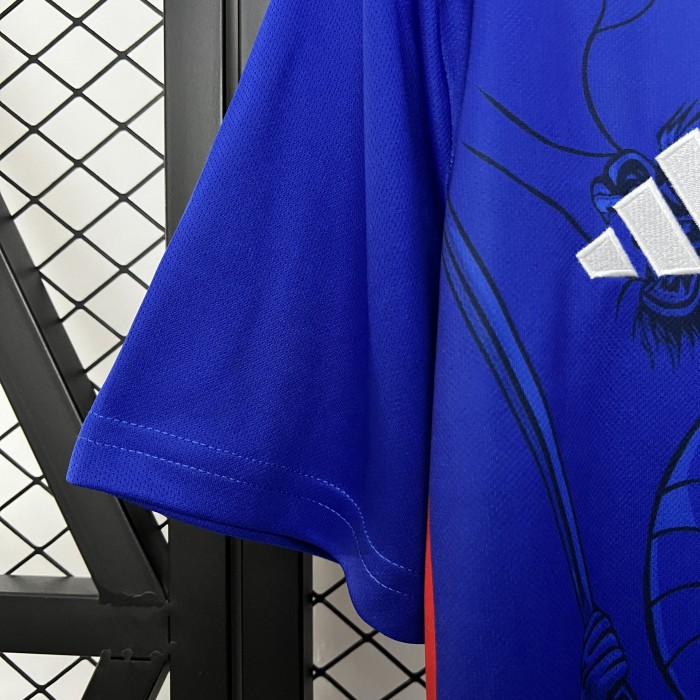 Fan Version Japan 2024 Blue Special Edition Soccer Jersey Football Shirt