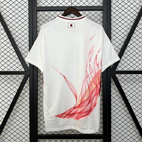 Y-3 Fan Version Japan 2024 White Soccer Jersey Football Shirt