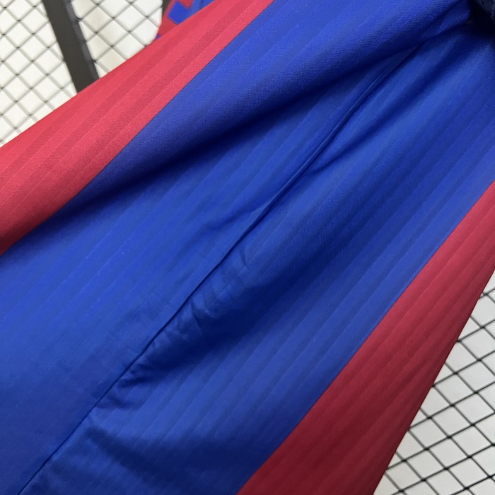 Retro Jersey 1991-1992 Barcelona Home Soccer Jersey Vintage Football Shirt