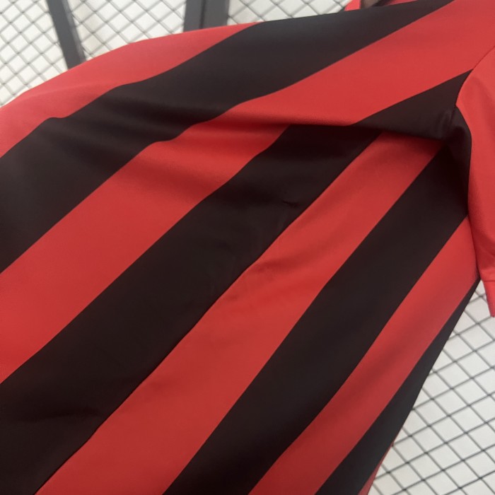 Fan Version 2024-2025 AC Milan 125th Anniversary Soccer Jersey AC Football Shirt