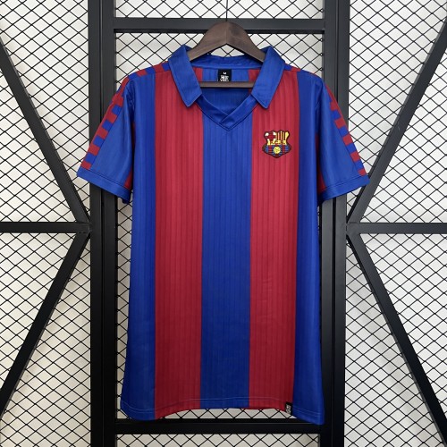 Retro Jersey 1991-1992 Barcelona Home Soccer Jersey Vintage Football Shirt