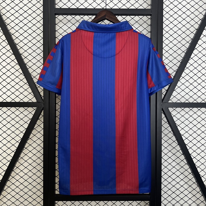 Retro Jersey 1991-1992 Barcelona Home Soccer Jersey Vintage Football Shirt