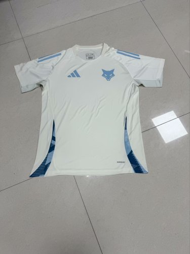 Fan Version 2024-2025 Cruzeiro Light Yellow Football Training Shirt Soccer Jersey