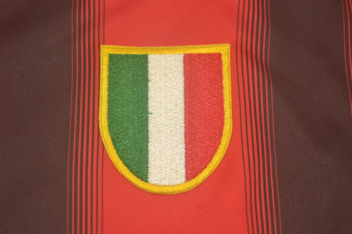 with Serie A+Trophy 6 Patch Retro Jersey 2004-2005 AC Milan CAFU 2 Home Soccer Jersey Vintage Football Shirt