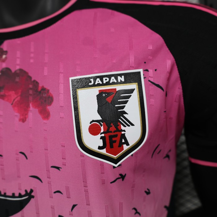 Player Version Japan 2024 Pink/Black Special Version Soccer Jersey Football Shirt