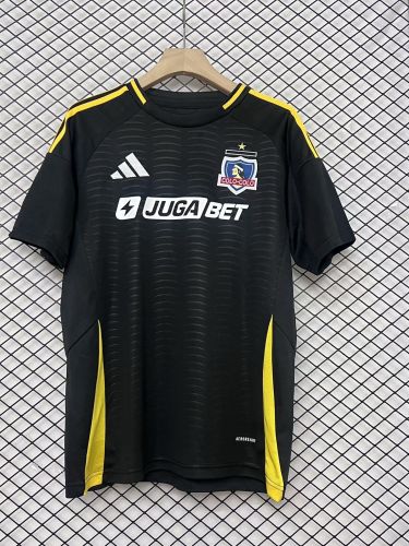 Fan Version 2025-2026 Colo-Colo Away Black Soccer Jersey Football Shirt