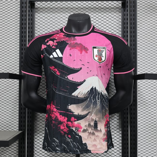 Player Version Japan 2024 Pink/Black Special Version Soccer Jersey Football Shirt