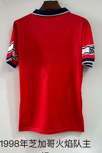 Retro Jersey 1998 Chicago Fire Home Soccer Jersey Vintage Football Shirt
