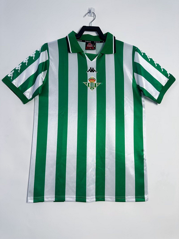 Retro Jersey 1999-2000 Real Betis Home Soccer Jersey Vintage Football Shirt