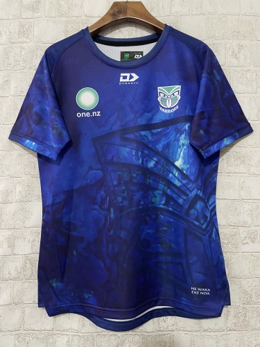 2025 New Zealand Warriors Blue Rugby Jersey