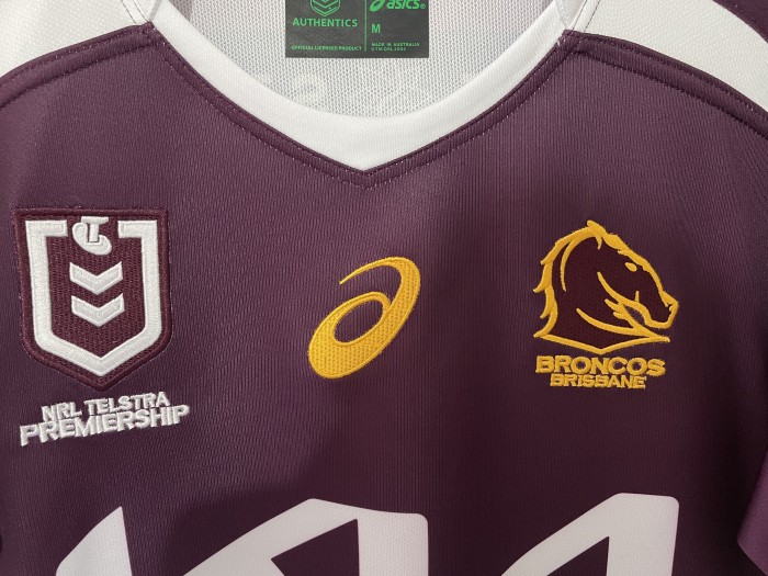 2025 Brisbane Broncos Home Rugby Jersey