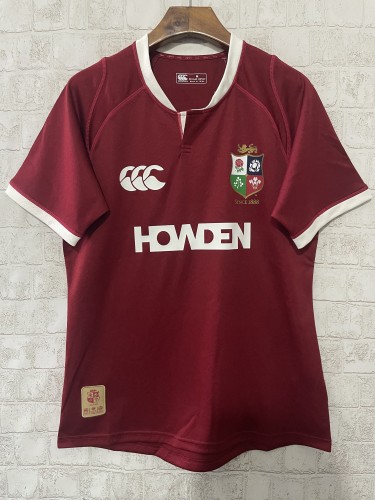 Player Version 2025 British Irish Lions Red Rugby Jersey