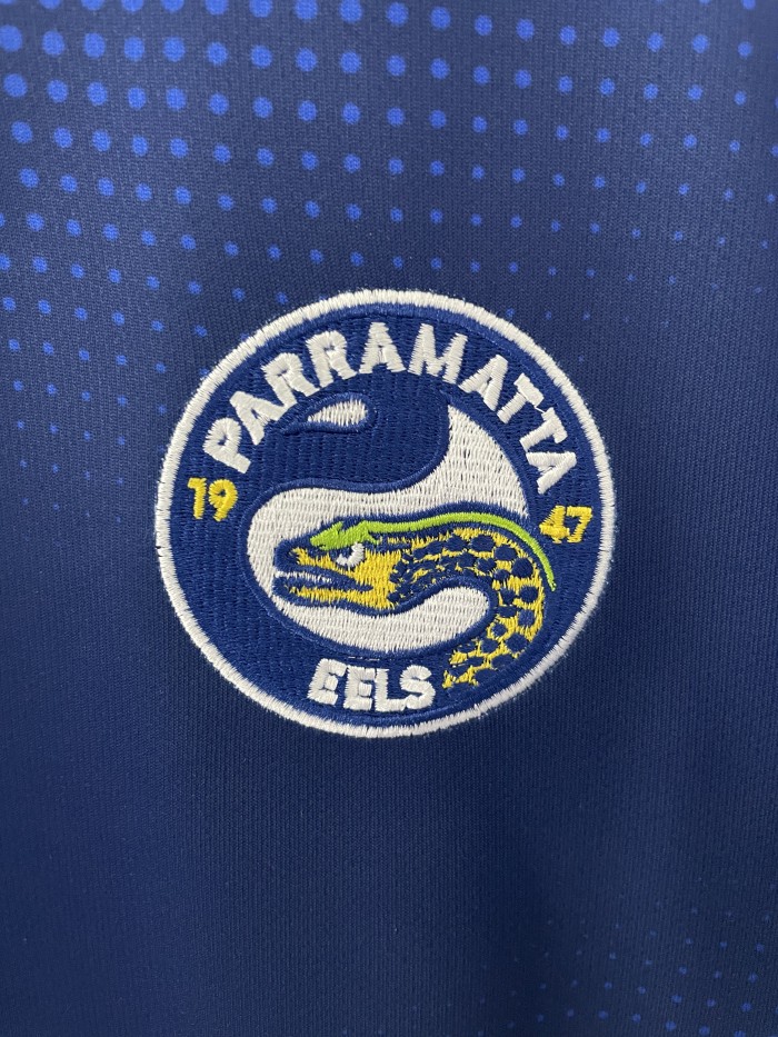 2025 Parramatta Eels Away Blue Rugby Jersey