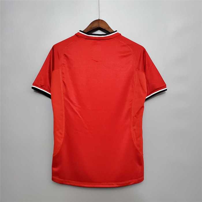 Retro Jersey 2000-2002 Manchester United Home Soccer Jersey Vintage Football Shirt