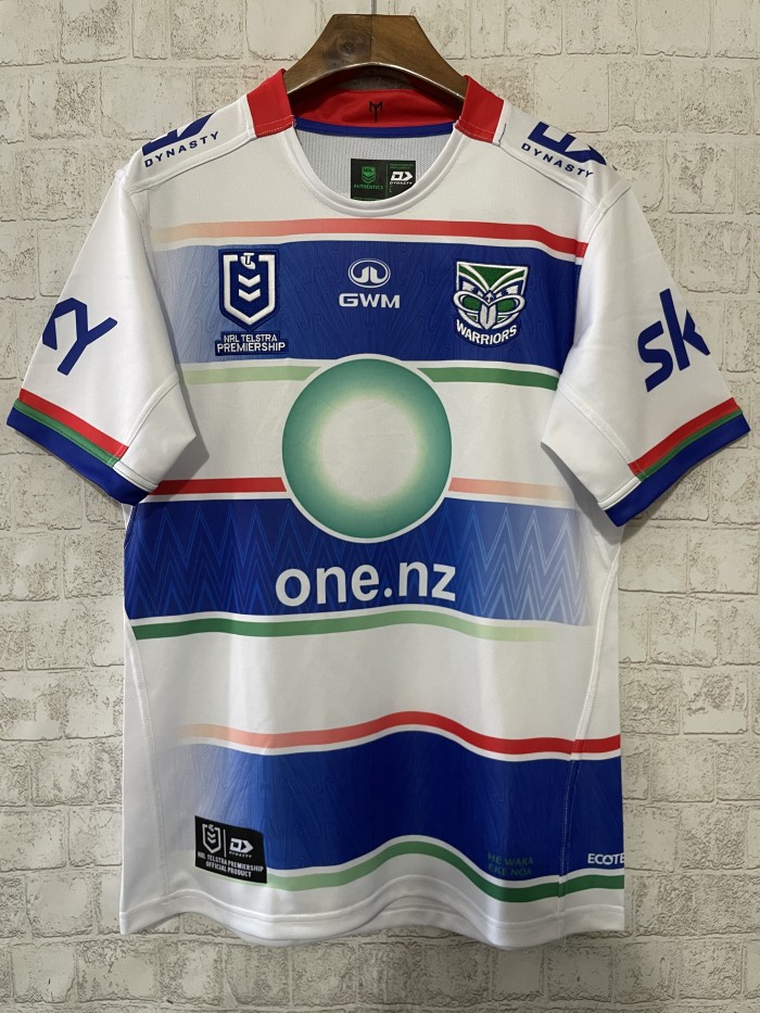 2025 New Zealand Warriors Away White Rugby Jersey