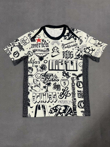Fan Version 2025-2026 Club America Aguilas Soccer Pre-match Jersey Football Shirt