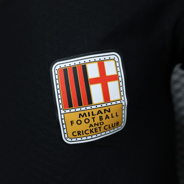 Long Sleeve Player Version 2024-2025 AC Milan 125th Anniversary Black Soccer Jersey AC Football Shirt