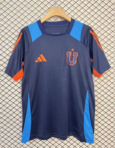 Fans Version 2025-2026 Club Universidad de Chile Dark Blue Soccer Training Jersey Football Shirt