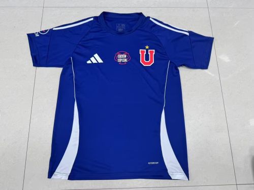 Fans Version 2025-2026 Club Universidad de Chile Blue Special Edition Soccer Training Jersey Football Shirt