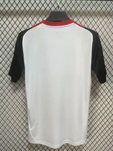 Fan Version 2025 Manchester United White/Black/Red Soccer Jersey Man United Football Shirt