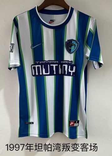 Retro Jersey 1997 Tampa Bay Mutiny Away Soccer Jersey Vintage Football Shirt