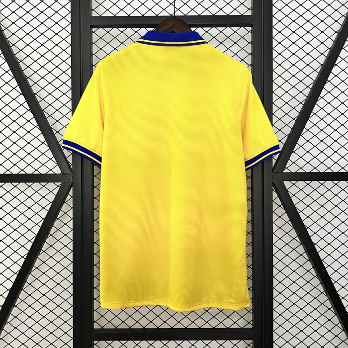 Retro Jersey 2013-2014 Arsenal Away Yellow Soccer Jersey Vintage Football Shirt