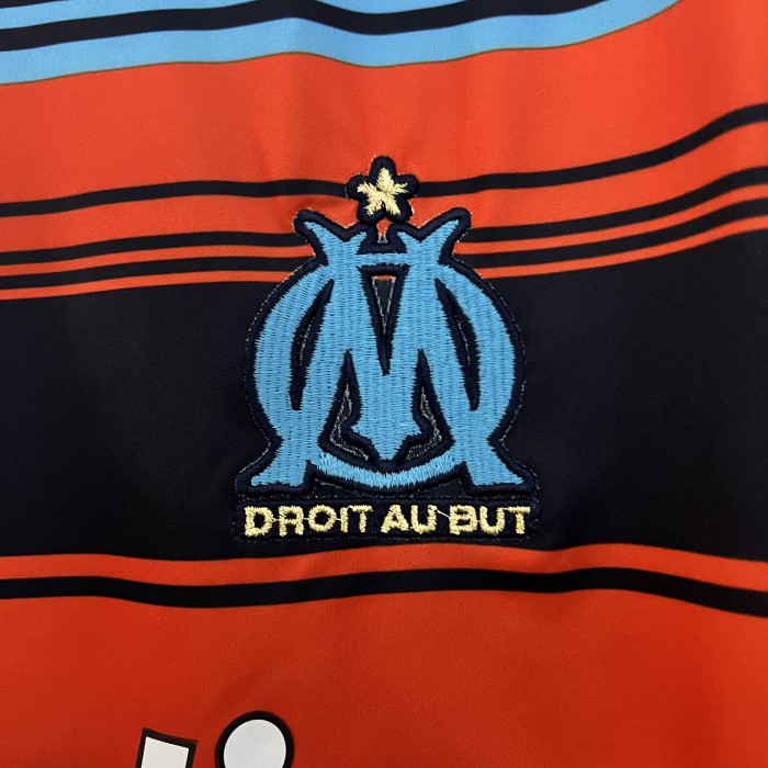 Retro Jersey 2011-2012 Olympique de Marseille Third Away Orange Vintage Soccer Jersey