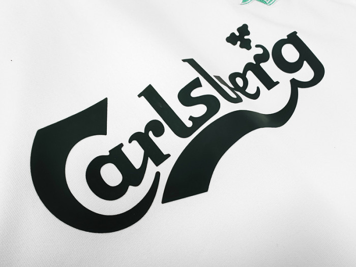 Retro Jersey 2006-2008 Liverpool Away White Soccer Jersey Vintage Football Shirt