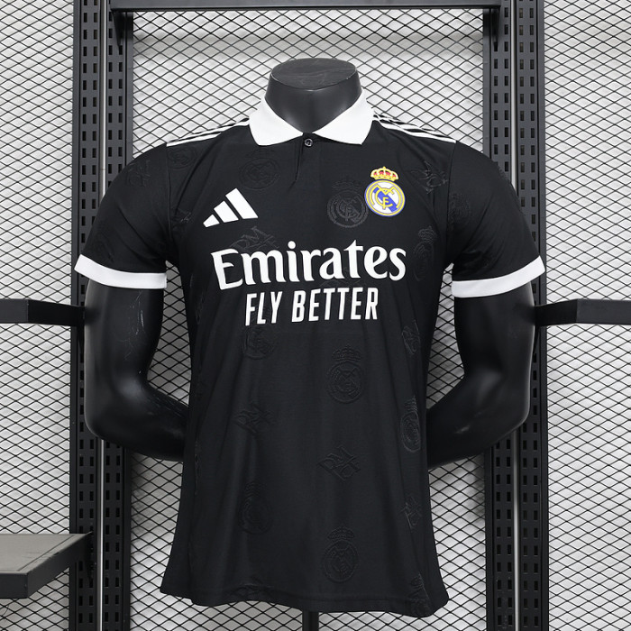 Player Version 2025-2026 Real Madrid Blue Special Edition Soccer Jersey Real Football Shirt