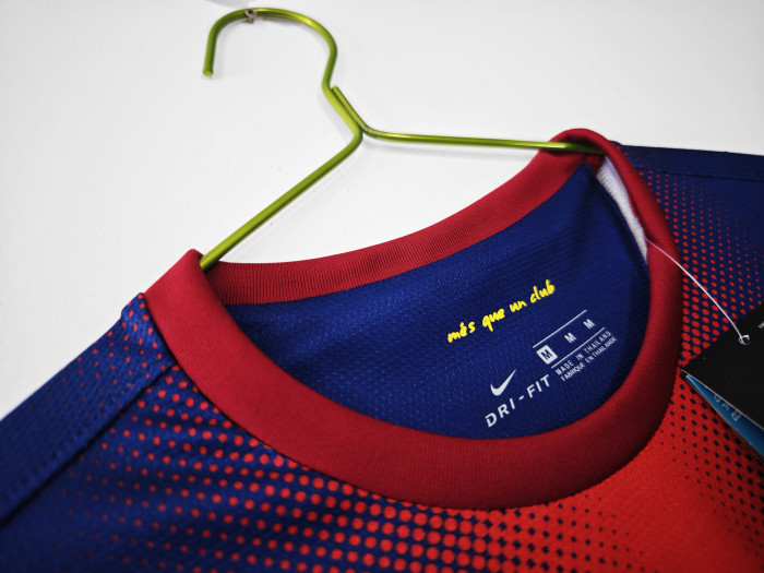 Fan Version Retro Jersey 2012-2013 Barcelona Home Soccer Jersey Vintage Football Shirt