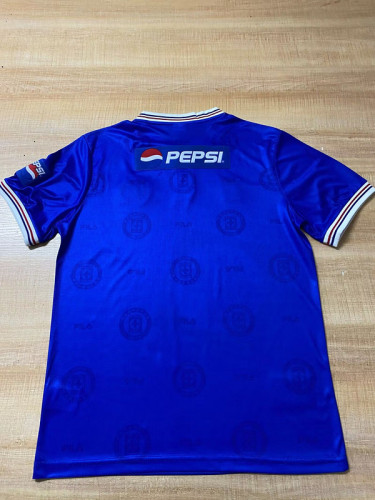 Retro Jersey 1998-1999 Cruz Azul Home Soccer Jersey Vintage Football Shirt