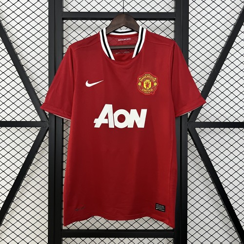 Retro Jersey 2011-2012 Manchester United Home Vintage Soccer Jersey Football Shirt