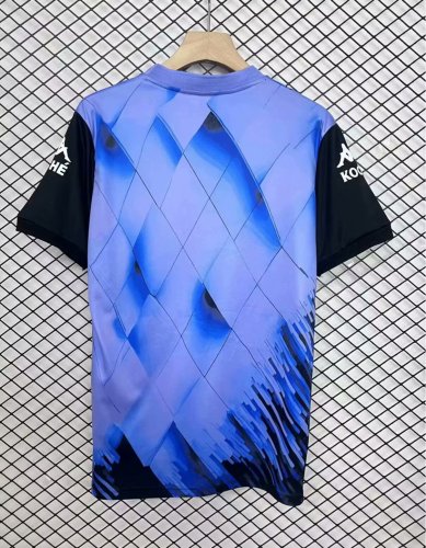 Fan Version 2025-2026 AS Monaco Purple Soccer Pre-match Jersey Football Shirt