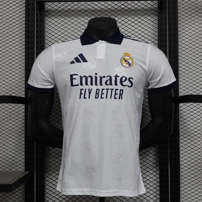 Player Version 2025-2026 Real Madrid White Special Edition Soccer Jersey Real Football Shirt