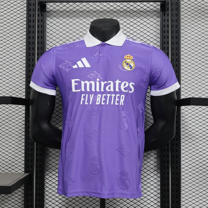 Player Version 2025-2026 Real Madrid Purple Special Edition Soccer Jersey Real Football Shirt