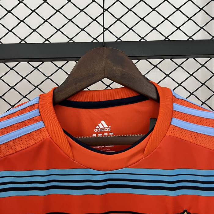 Retro Jersey 2011-2012 Olympique de Marseille Third Away Orange Vintage Soccer Jersey