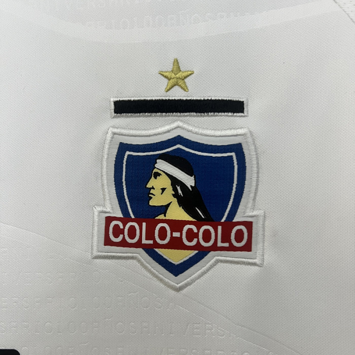 Fan Version 2025-2026 Colo-Colo Home Soccer Jersey Football Shirt