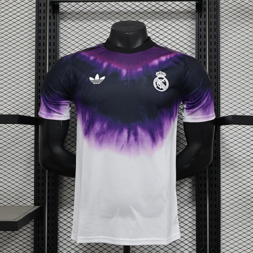 Player Version 2025-2026 Real Madrid Purple/White Special Edition Soccer Jersey Real Football Shirt