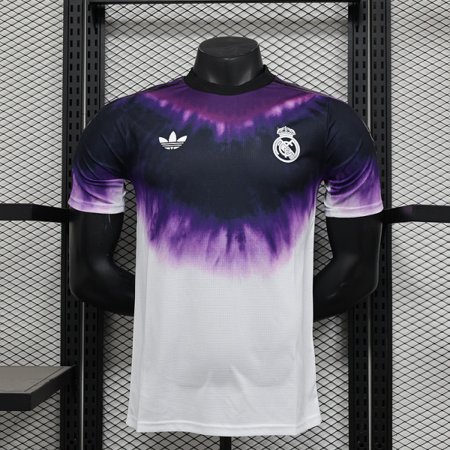 Player Version 2025-2026 Real Madrid Purple/White Special Edition Soccer Jersey Real Football Shirt
