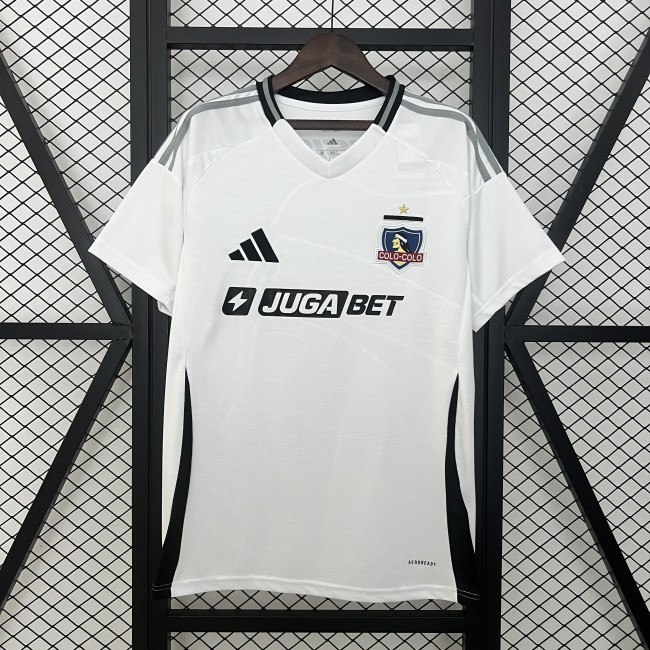 Fan Version 2025-2026 Colo-Colo Home Soccer Jersey Football Shirt