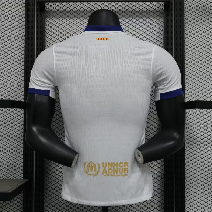 Barca Camisetas de Futbol Player Version 2025-2026 Barcelona White Special Edition Soccer Jersey