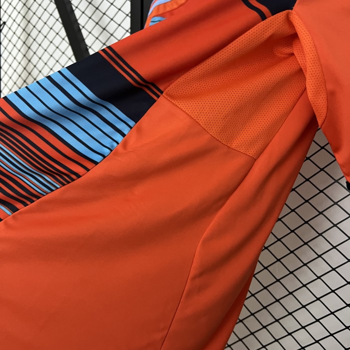 Retro Jersey 2011-2012 Olympique de Marseille Third Away Orange Vintage Soccer Jersey